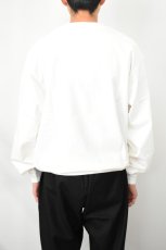 画像12: 【SALE!】FLISTFIA (フリストフィア) Loose Fit Crew Neck Sweat [OFF WHITE] (12)