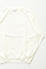 画像1: 【SALE!】FLISTFIA (フリストフィア) Loose Fit Crew Neck Sweat [OFF WHITE] (1)