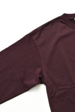 画像4: 【SALE!】FLISTFIA (フリストフィア) Loose Fit Crew Neck Sweat [BLACK PURPLE] (4)