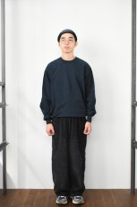 画像13: 【SALE!】FLISTFIA (フリストフィア) Loose Fit Crew Neck Sweat [GREEN BLUE] (13)