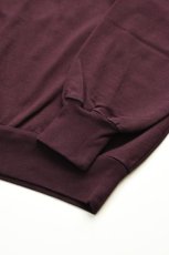 画像6: 【SALE!】FLISTFIA (フリストフィア) Loose Fit Crew Neck Sweat [BLACK PURPLE] (6)