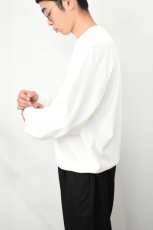 画像11: 【SALE!】FLISTFIA (フリストフィア) Loose Fit Crew Neck Sweat [OFF WHITE] (11)