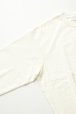 画像4: 【SALE!】FLISTFIA (フリストフィア) Loose Fit Crew Neck Sweat [OFF WHITE] (4)