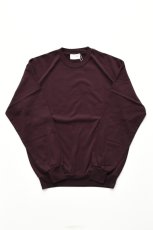 画像2: 【SALE!】FLISTFIA (フリストフィア) Loose Fit Crew Neck Sweat [BLACK PURPLE] (2)