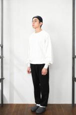 画像14: 【SALE!】FLISTFIA (フリストフィア) Loose Fit Crew Neck Sweat [OFF WHITE] (14)