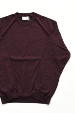 画像1: 【SALE!】FLISTFIA (フリストフィア) Loose Fit Crew Neck Sweat [BLACK PURPLE] (1)