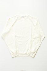 画像2: 【SALE!】FLISTFIA (フリストフィア) Loose Fit Crew Neck Sweat [OFF WHITE] (2)