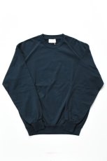 画像2: 【SALE!】FLISTFIA (フリストフィア) Loose Fit Crew Neck Sweat [GREEN BLUE] (2)
