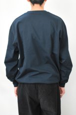 画像12: 【SALE!】FLISTFIA (フリストフィア) Loose Fit Crew Neck Sweat [GREEN BLUE] (12)
