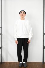 画像13: 【SALE!】FLISTFIA (フリストフィア) Loose Fit Crew Neck Sweat [OFF WHITE] (13)