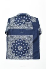 画像20: Behind The River (ビハインドザリバー) Portland Bandana Shirts [NAVY] (20)