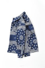 画像19: Behind The River (ビハインドザリバー) Portland Bandana Shirts [NAVY] (19)