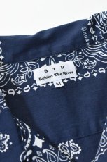 画像11: Behind The River (ビハインドザリバー) Portland Bandana Shirts [NAVY] (11)