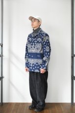 画像7: Behind The River (ビハインドザリバー) Portland Bandana Shirts [NAVY] (7)