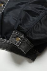画像19: 【SALE!】usedig (ユーズディッグ) RE'MAKE MA-1 [BLACK/BLACK] (19)