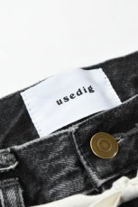 画像11: 【SALE!】usedig (ユーズディッグ) RE'SIZE DENIM [BLACK] (11)