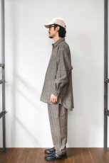 画像7: 【SALE!】BURLAP OUTFITTER (バーラップアウトフィッター) L/S B.B. SHIRT WP [BLACK PLAID] (7)