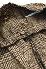 画像11: 【SALE!】BURLAP OUTFITTER (バーラップアウトフィッター) TRACK PANT WP [BLACK PLAID] (11)