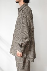 画像3: 【SALE!】BURLAP OUTFITTER (バーラップアウトフィッター) L/S B.B. SHIRT WP [BLACK PLAID] (3)