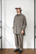 画像6: 【SALE!】BURLAP OUTFITTER (バーラップアウトフィッター) L/S B.B. SHIRT WP [BLACK PLAID] (6)