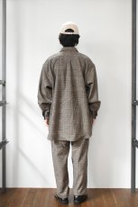 画像8: 【SALE!】BURLAP OUTFITTER (バーラップアウトフィッター) L/S B.B. SHIRT WP [BLACK PLAID] (8)