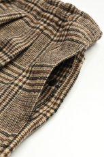 画像14: 【SALE!】BURLAP OUTFITTER (バーラップアウトフィッター) TRACK PANT WP [BLACK PLAID] (14)