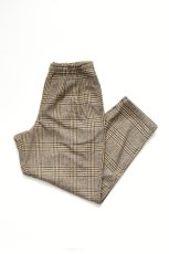 画像1: 【SALE!】BURLAP OUTFITTER (バーラップアウトフィッター) TRACK PANT WP [BLACK PLAID] (1)