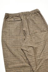 画像17: 【SALE!】BURLAP OUTFITTER (バーラップアウトフィッター) TRACK PANT WP [BLACK PLAID] (17)