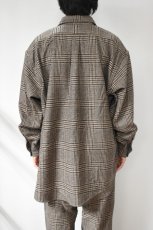画像4: 【SALE!】BURLAP OUTFITTER (バーラップアウトフィッター) L/S B.B. SHIRT WP [BLACK PLAID] (4)