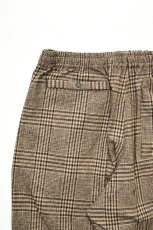 画像18: 【SALE!】BURLAP OUTFITTER (バーラップアウトフィッター) TRACK PANT WP [BLACK PLAID] (18)