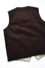 画像20: 【SALE!】MOJITO (モヒート) ROOM No.206 VEST Brisbane Moss 8 Wales Heavy Corduroy [BROWN] (20)