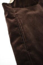 画像16: 【SALE!】MOJITO (モヒート) ROOM No.206 VEST Brisbane Moss 8 Wales Heavy Corduroy [BROWN] (16)