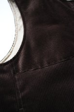 画像15: 【SALE!】MOJITO (モヒート) ROOM No.206 VEST Brisbane Moss 8 Wales Heavy Corduroy [BROWN] (15)