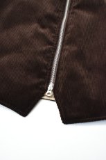 画像17: 【SALE!】MOJITO (モヒート) ROOM No.206 VEST Brisbane Moss 8 Wales Heavy Corduroy [BROWN] (17)