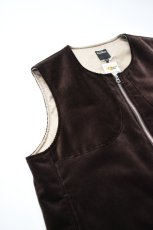 画像14: 【SALE!】MOJITO (モヒート) ROOM No.206 VEST Brisbane Moss 8 Wales Heavy Corduroy [BROWN] (14)