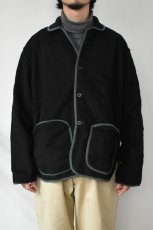 画像2: 【SALE!】TENDER Co. (テンダー) Type 942 Lobster Tail Jacket [GREEN WOOL BAIZE/HADAL BLUE] (2)