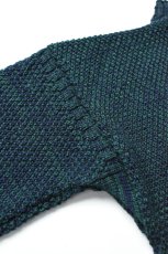 画像13: Guernsey WOOLLENS (ガンジーウーレンズ) MEETS Exclusive Traditional Guernsey Jumper [NAVY/BOTTLE GREEN] (13)