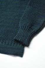 画像14: Guernsey WOOLLENS (ガンジーウーレンズ) MEETS Exclusive Traditional Guernsey Jumper [NAVY/BOTTLE GREEN] (14)