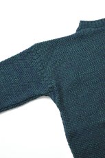 画像12: Guernsey WOOLLENS (ガンジーウーレンズ) MEETS Exclusive Traditional Guernsey Jumper [NAVY/BOTTLE GREEN] (12)