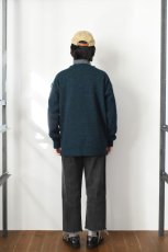 画像9: Guernsey WOOLLENS (ガンジーウーレンズ) MEETS Exclusive Traditional Guernsey Jumper [NAVY/BOTTLE GREEN] (9)