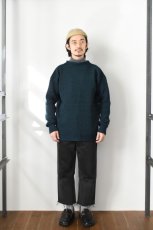 画像6: Guernsey WOOLLENS (ガンジーウーレンズ) MEETS Exclusive Traditional Guernsey Jumper [NAVY/BOTTLE GREEN] (6)