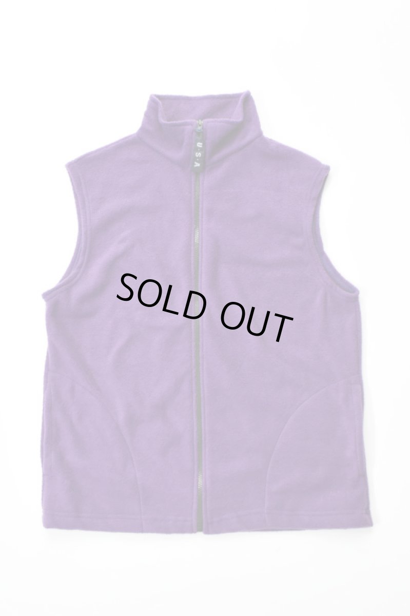 画像1: 【SALE!】Spring Mountain Apparel (スプリングマウンテンアパレル) Fleece Full Zip Vest [PURPLE] (1)