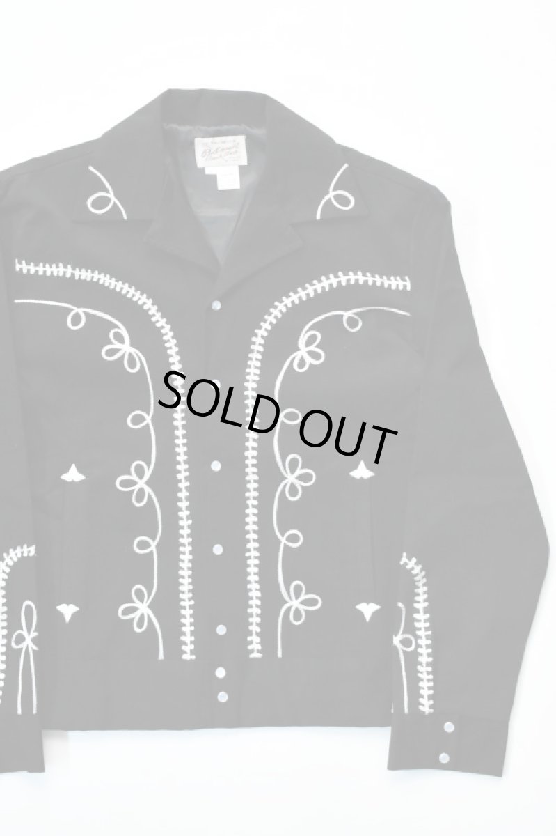 画像1: Rockmount Ranch Wear (ロックマウントランチウェア) Western Bolero Jacket [BLACK/ROPE DESIGN] (1)