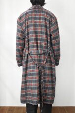 画像6: L.L.Bean (エルエルビーン) Scotch Plaid Flannel Robe Sherpa Lined Regular [GREY STEWART] (6)