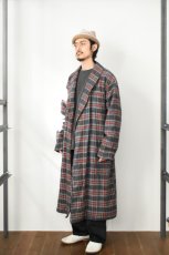 画像8: L.L.Bean (エルエルビーン) Scotch Plaid Flannel Robe Sherpa Lined Regular [GREY STEWART] (8)