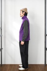 画像7: 【SALE!】Spring Mountain Apparel (スプリングマウンテンアパレル) Fleece Full Zip Vest [PURPLE] (7)