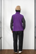 画像8: 【SALE!】Spring Mountain Apparel (スプリングマウンテンアパレル) Fleece Full Zip Vest [PURPLE] (8)