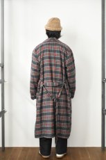 画像10: L.L.Bean (エルエルビーン) Scotch Plaid Flannel Robe Sherpa Lined Regular [GREY STEWART] (10)
