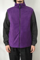 画像2: 【SALE!】Spring Mountain Apparel (スプリングマウンテンアパレル) Fleece Full Zip Vest [PURPLE] (2)