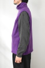 画像3: 【SALE!】Spring Mountain Apparel (スプリングマウンテンアパレル) Fleece Full Zip Vest [PURPLE] (3)